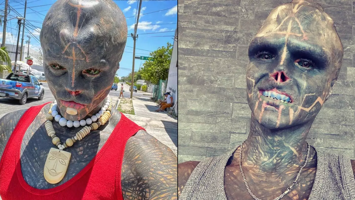 Man Transforming Into Black Alien Can't Get A Job Because Of Extreme Look