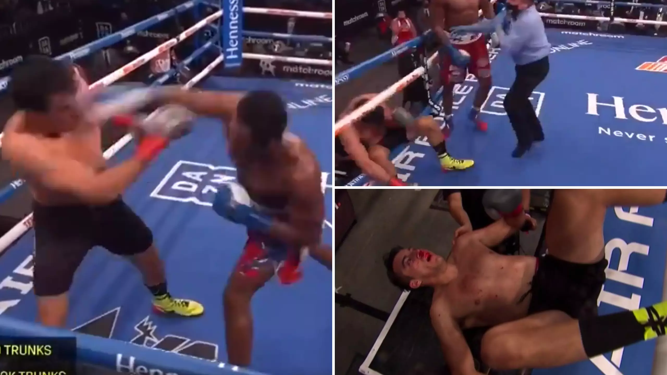 Julian Fernandez Begged Frank Sanchez To Punch Him And Got Knocked Out Of The Ring