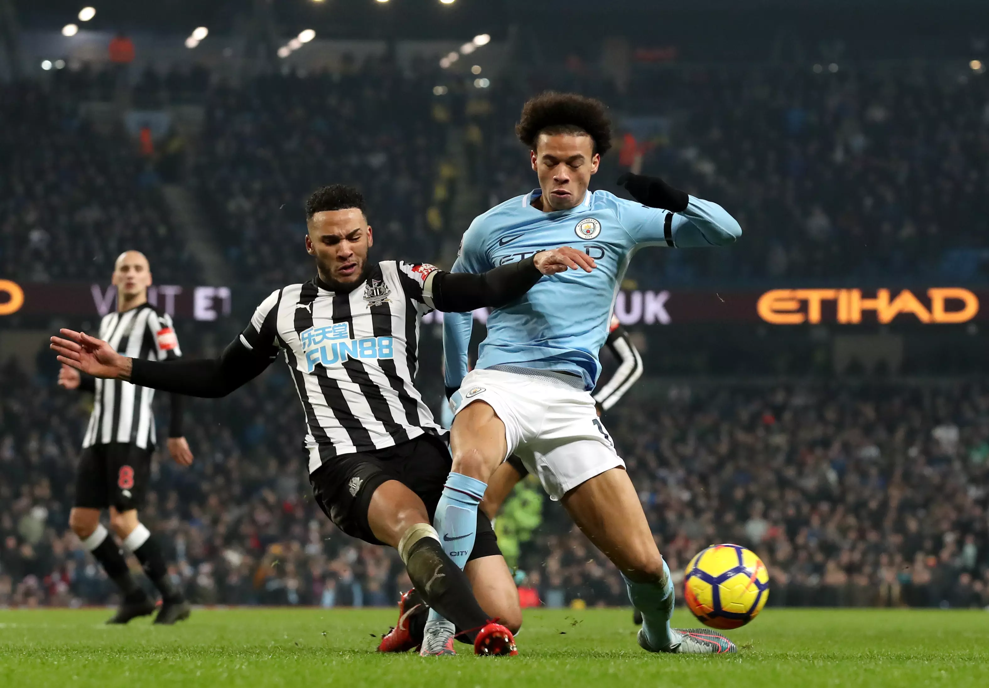 Lascelles in action for Newcastle. Image: PA