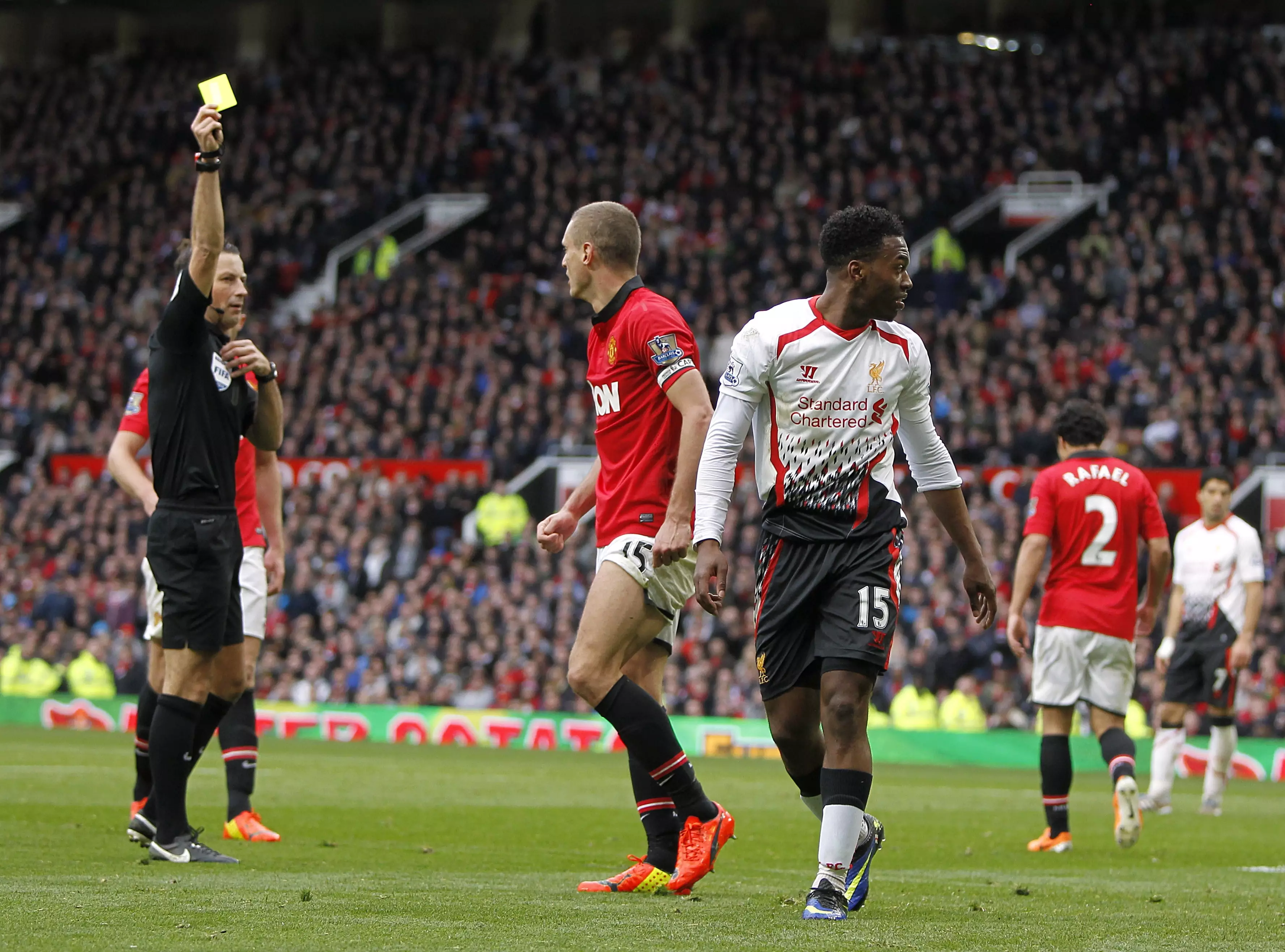 Clattenburg gave three penalties to Liverpool at Old Trafford in one match in 2014. Image: PA Images