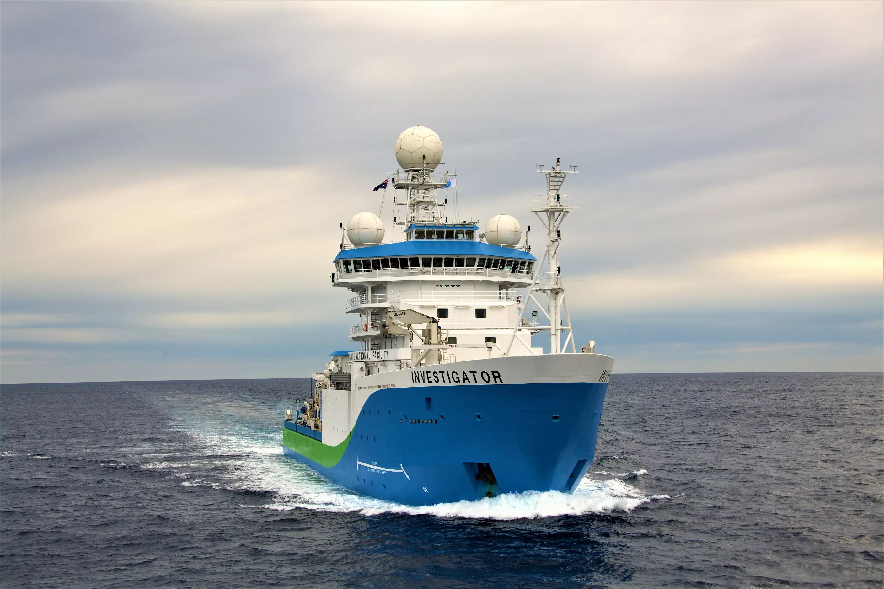 CSIRO's Investigator research vessel.