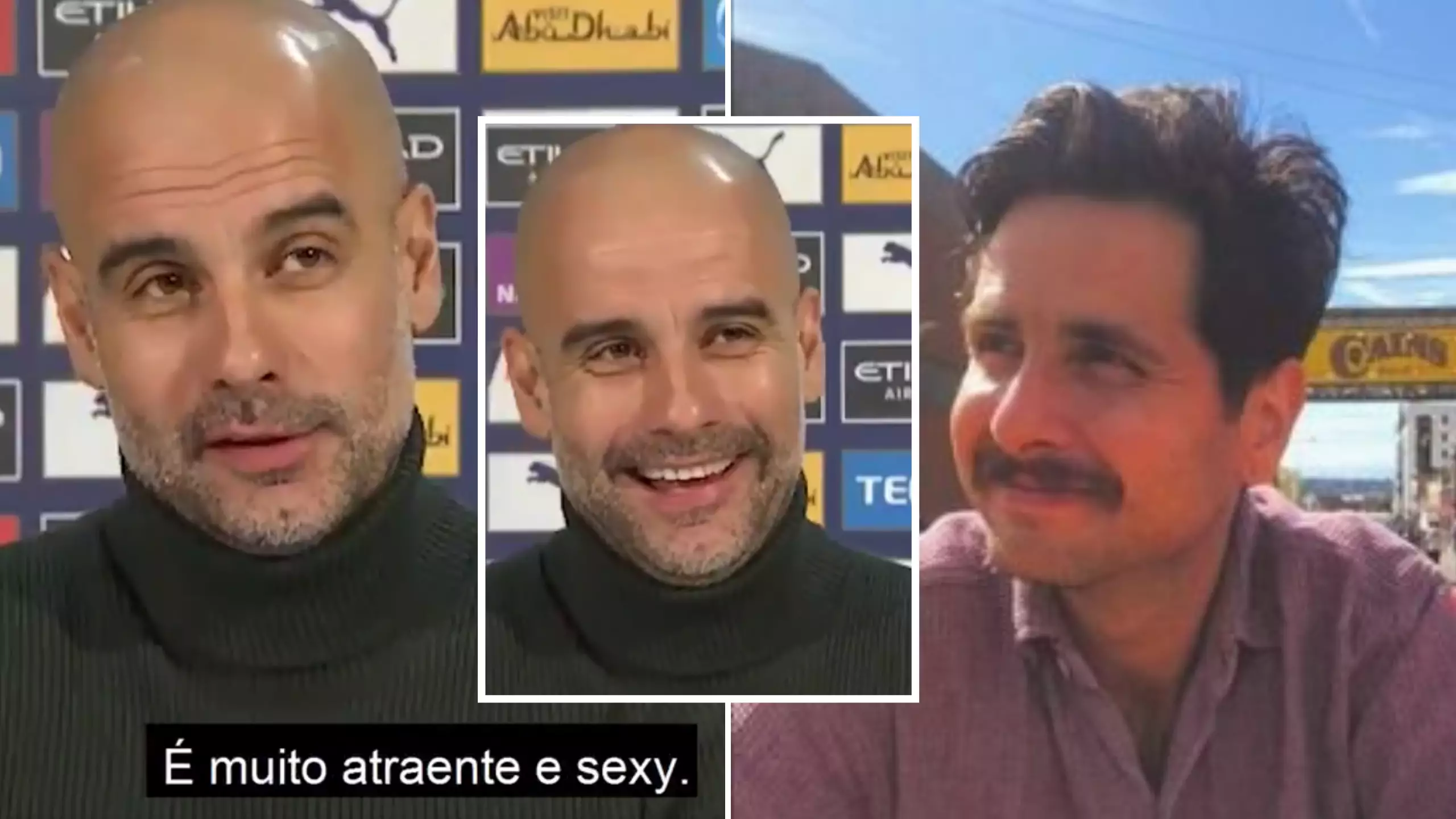 Pep Guardiola Tells Reporter His Moustache Is 'Sexy' In Bizarre Press Conference Exchange