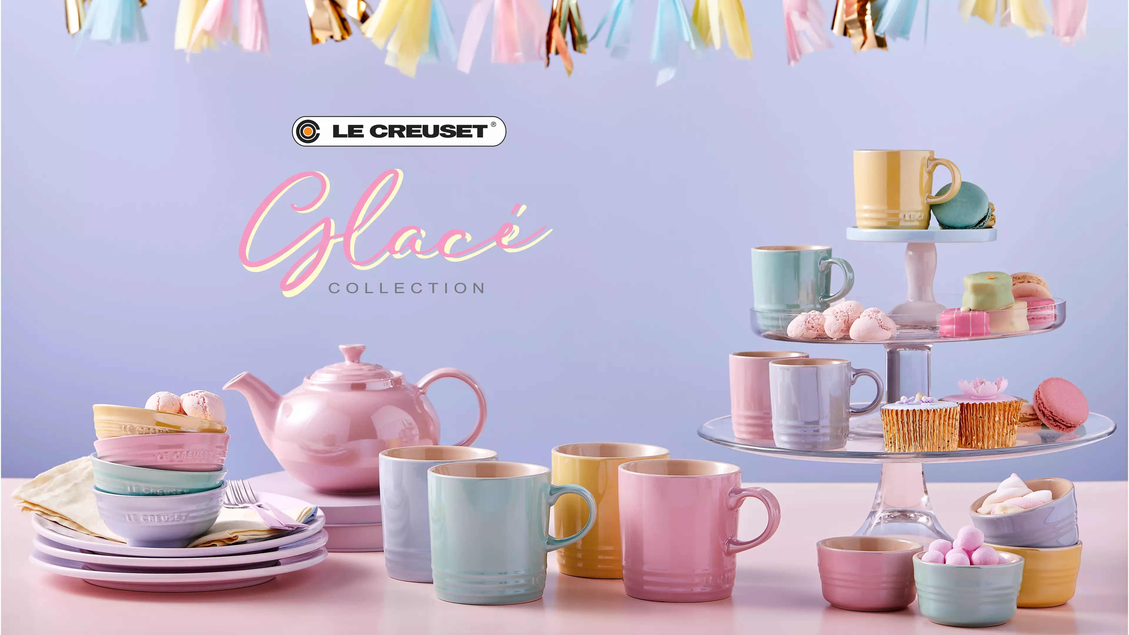 Le Creuset Launches Dreamy New Pearlescent And Pastel Homeware Collection