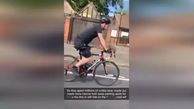 Angry Driver Slams Cyclist For Not Using £42m Bike Lane 