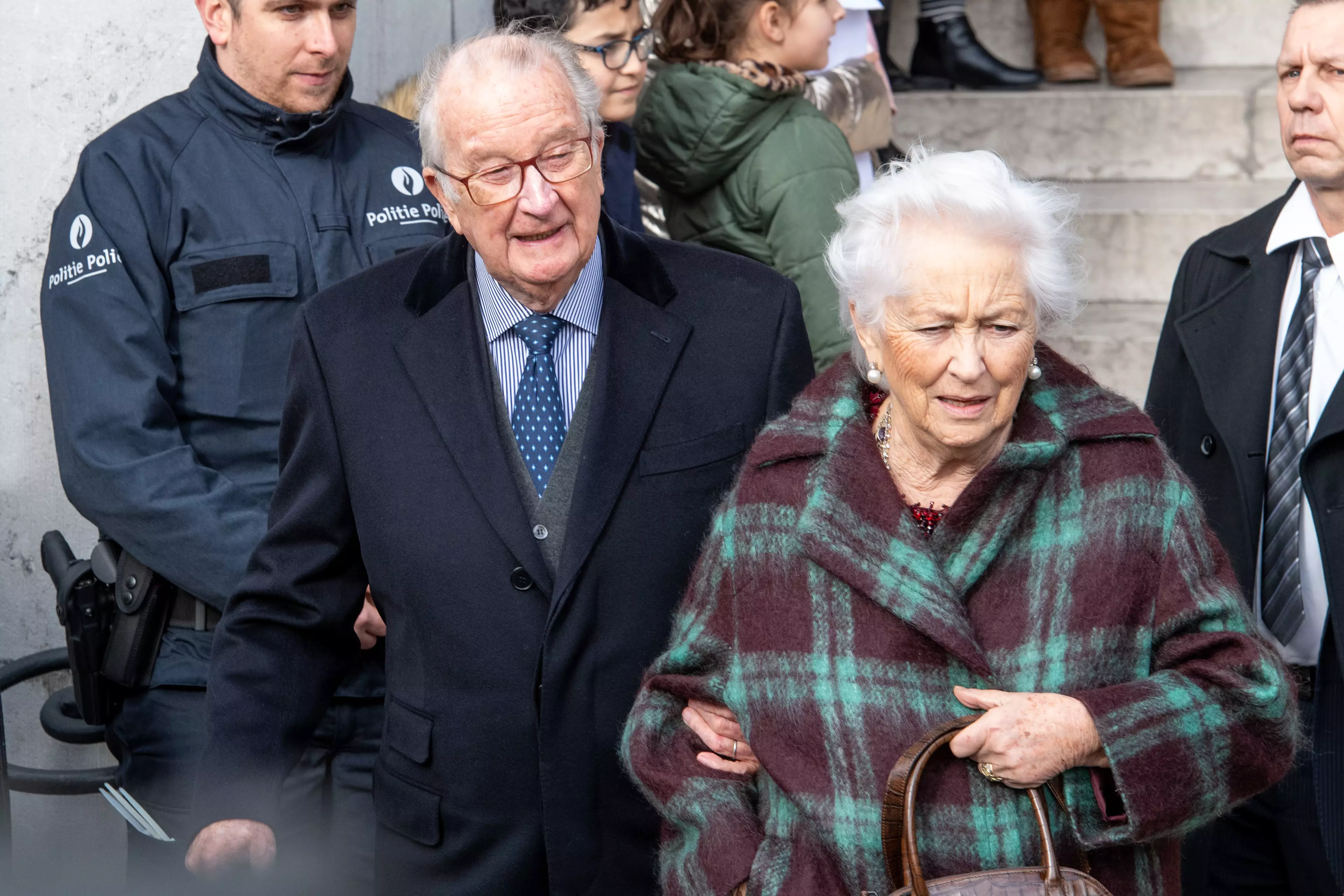 King Albert II with Queen Paola this year.