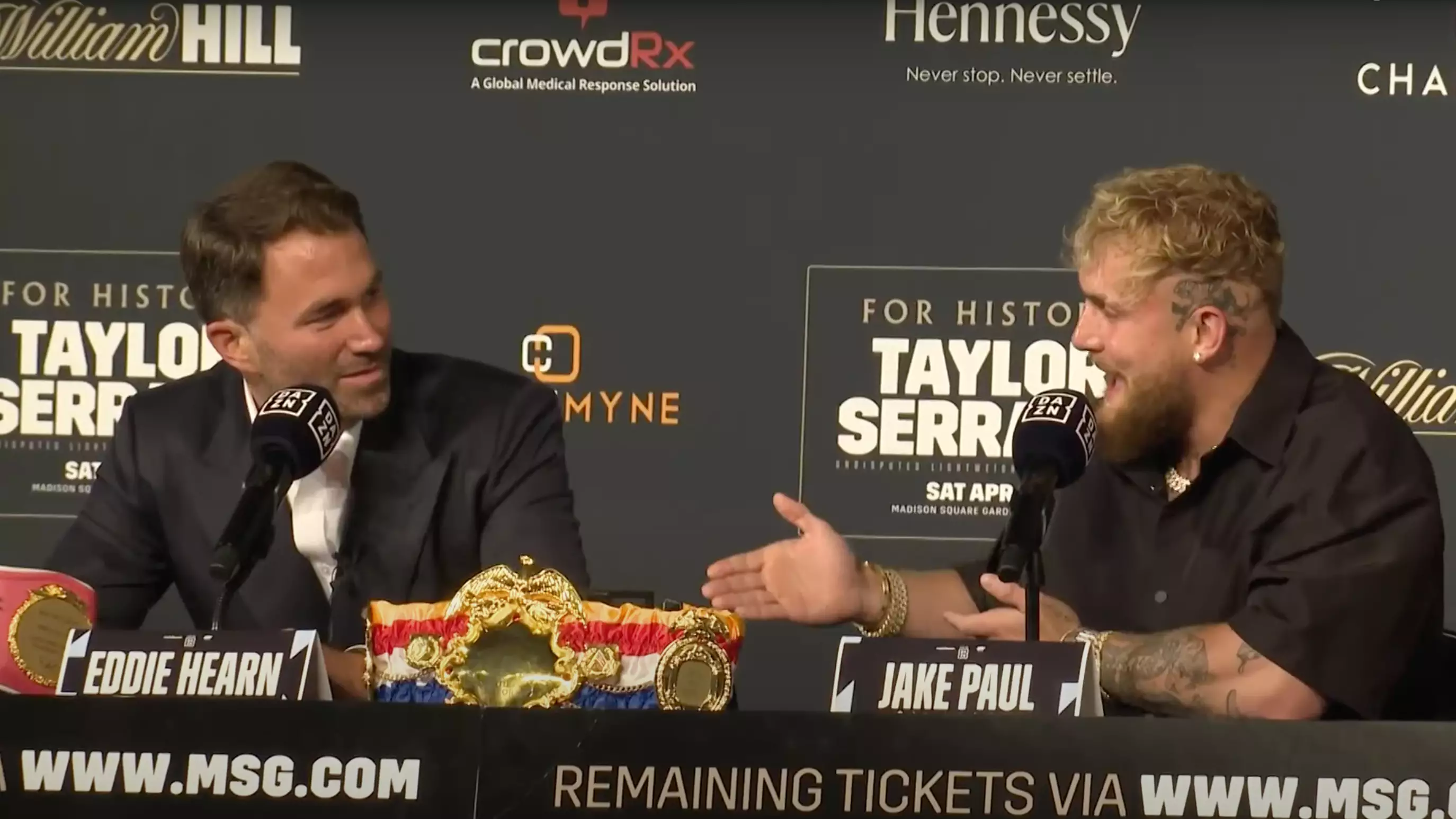 Jake Paul And Eddie Hearn Make $1 Million Bet On Katie Taylor Vs Amanda Serrano Fight
