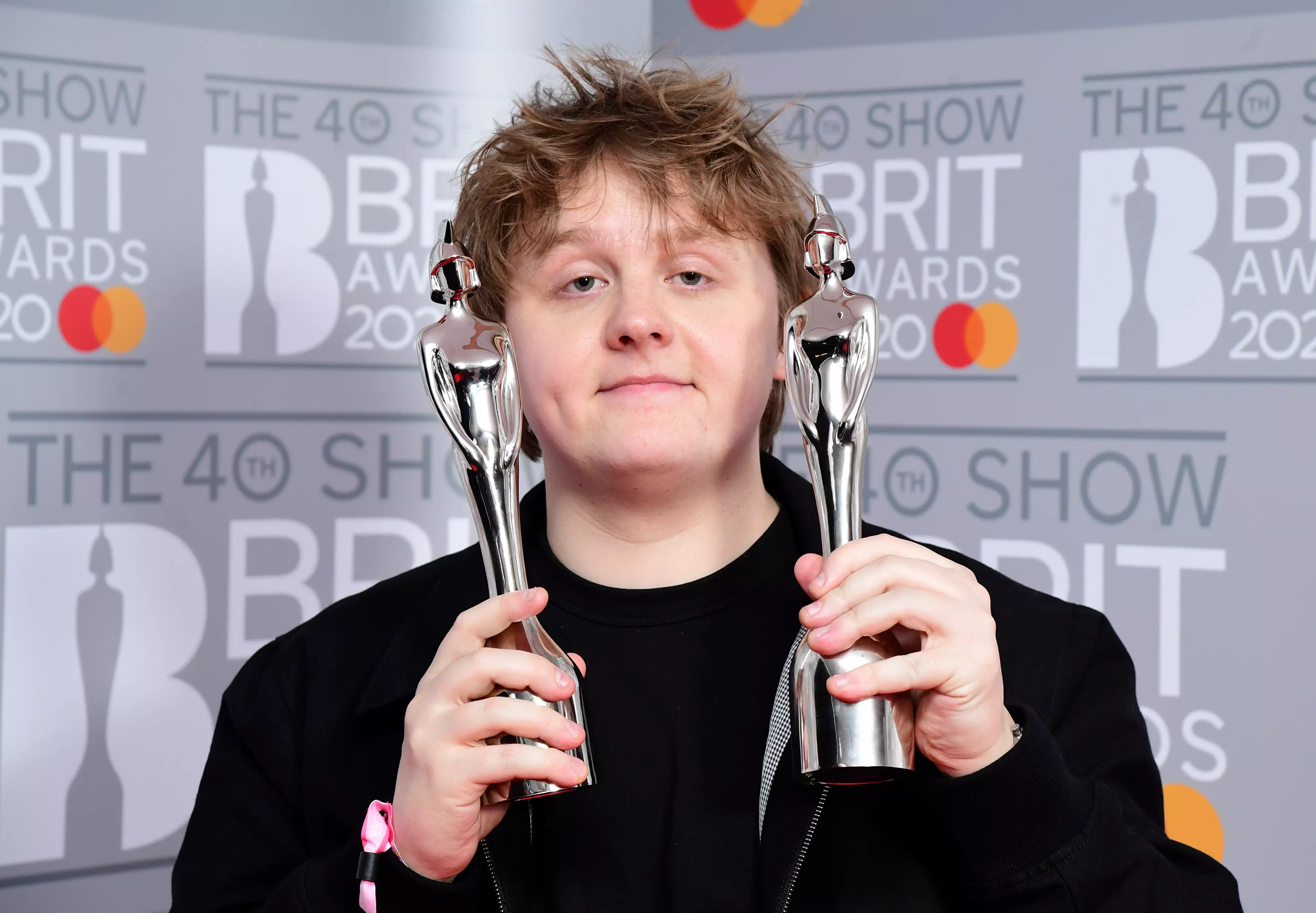 Lewis and his BRIT Awards.