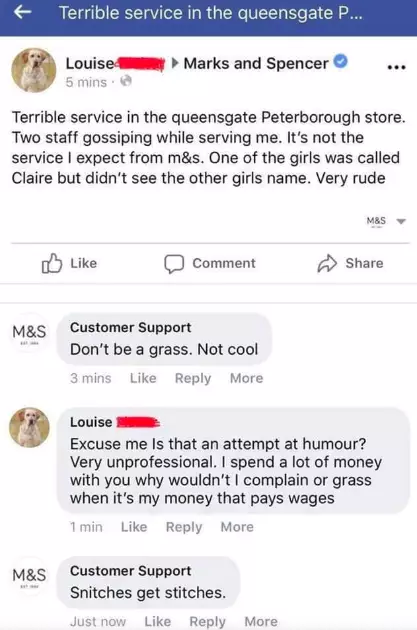 An internet prankster pretended to be a customer services assistant