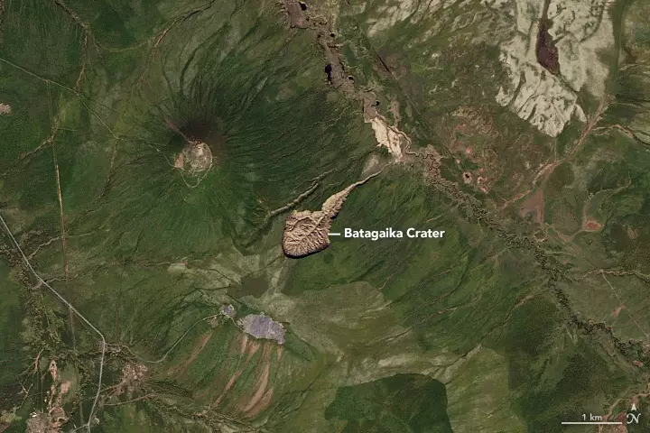 The crater in 2016.