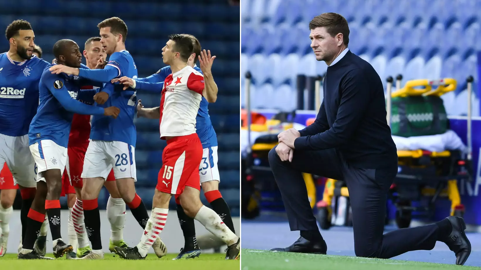Rangers Consider Stopping Taking The Knee Ahead Of Celtic Match 