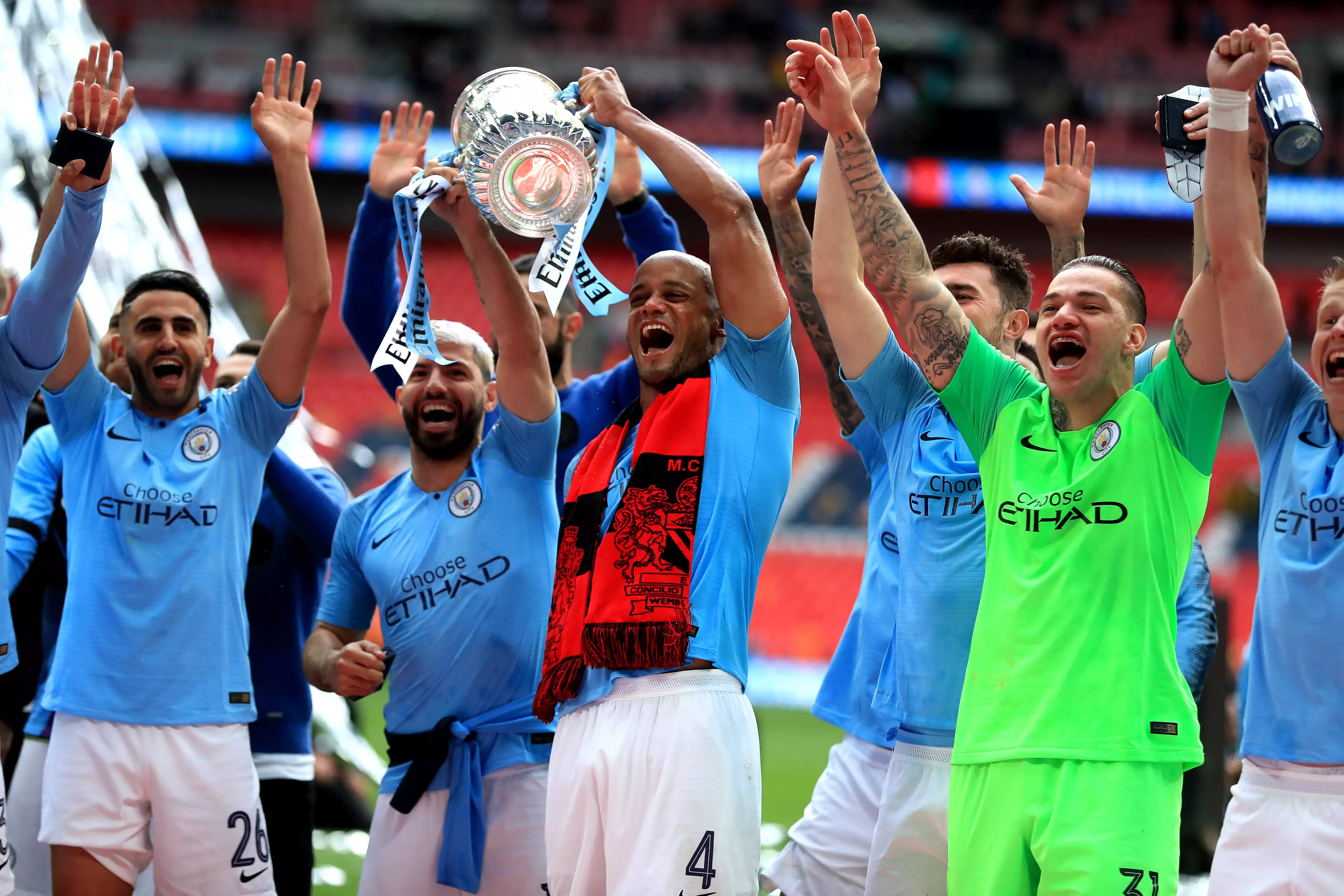 Man City thrashed Watford to win the FA Cup and complete their domestic treble