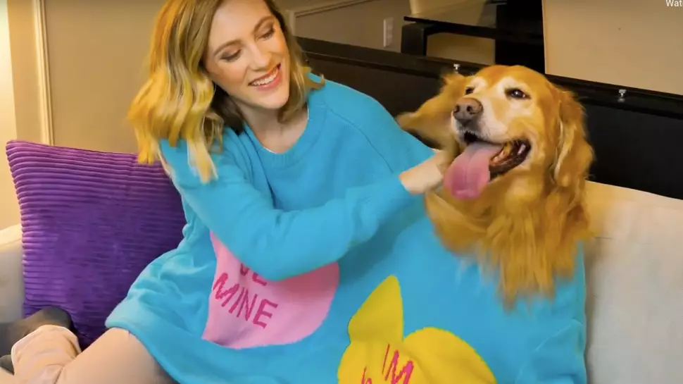 Sweaters You Can Wear With Your Dog Have Arrived For Valentine's Day
