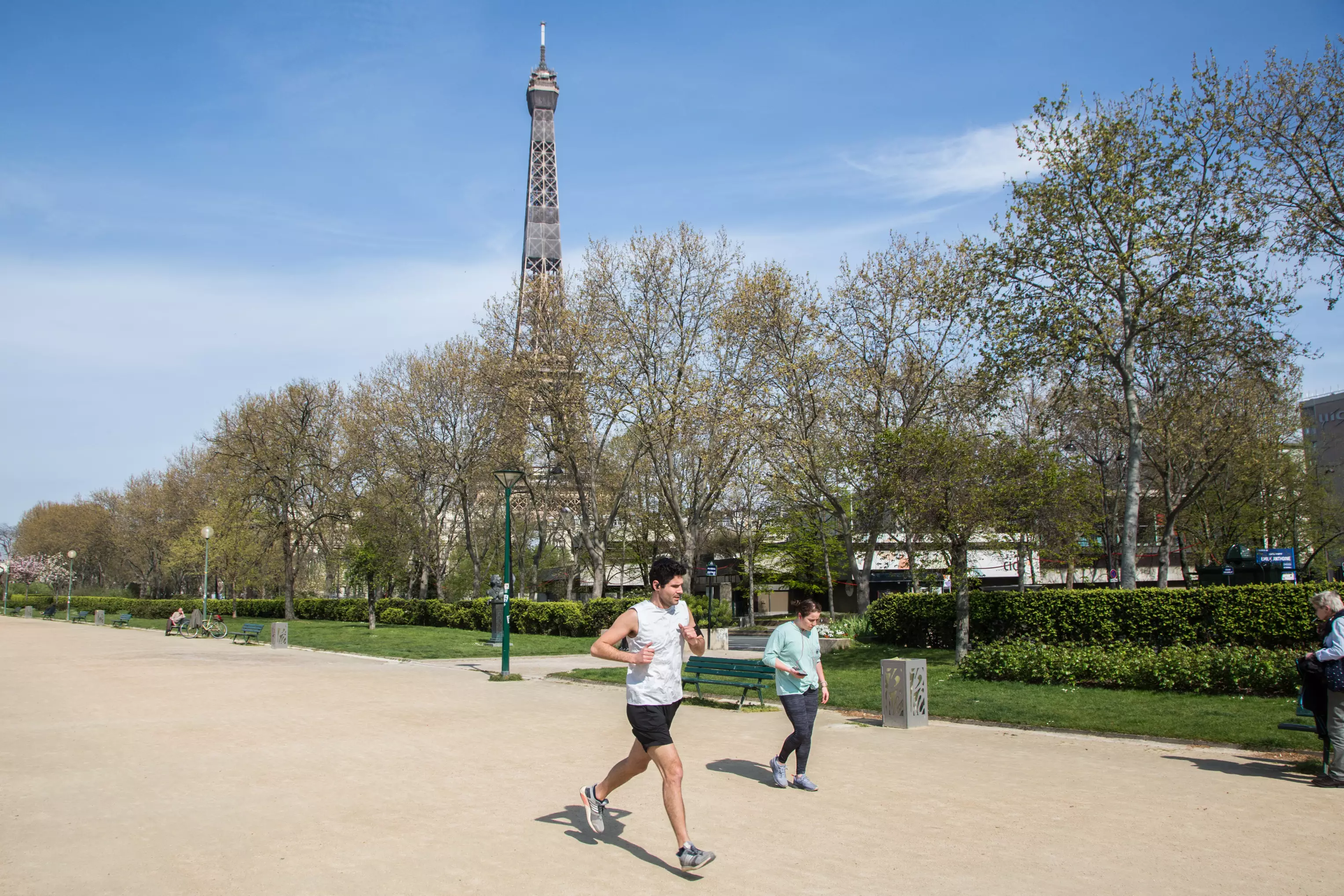 Daytime exercise has been banned in Paris to help fight the spread of coronavirus.
