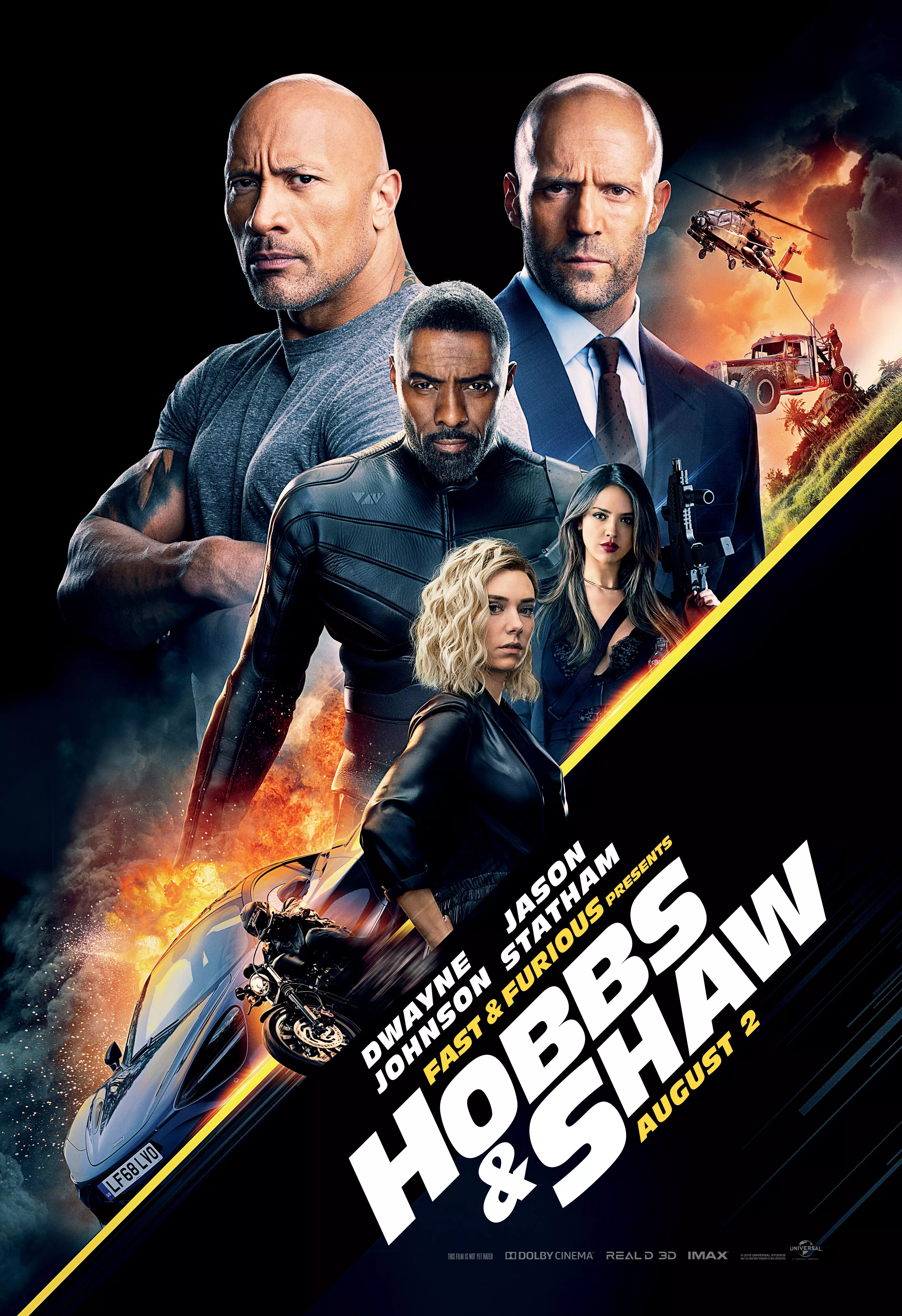 Hobbs and Shaw is a spin-off from the Fast franchise and came out in 2019 '