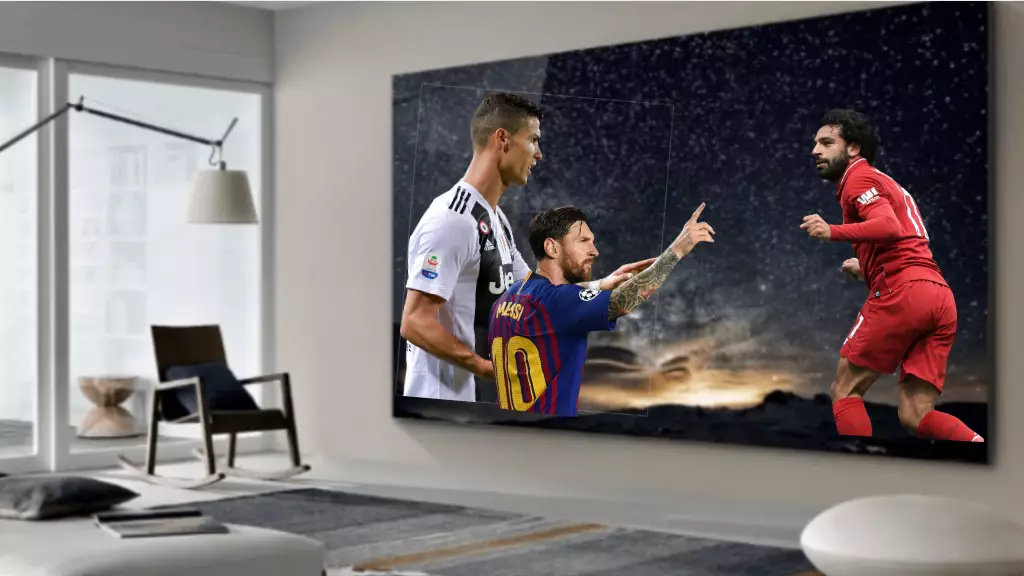 Samsung Unveils 219-Inch TV Called 'The Wall' And It’s Every Football Fan's Dream 
