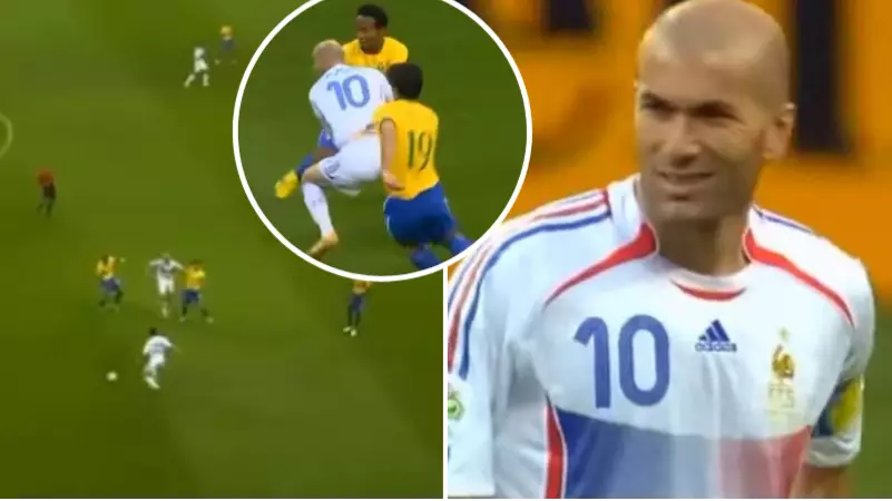 Zinedine Zidane's Highlights In The 2006 World Cup Vs Brazil Are Outstanding