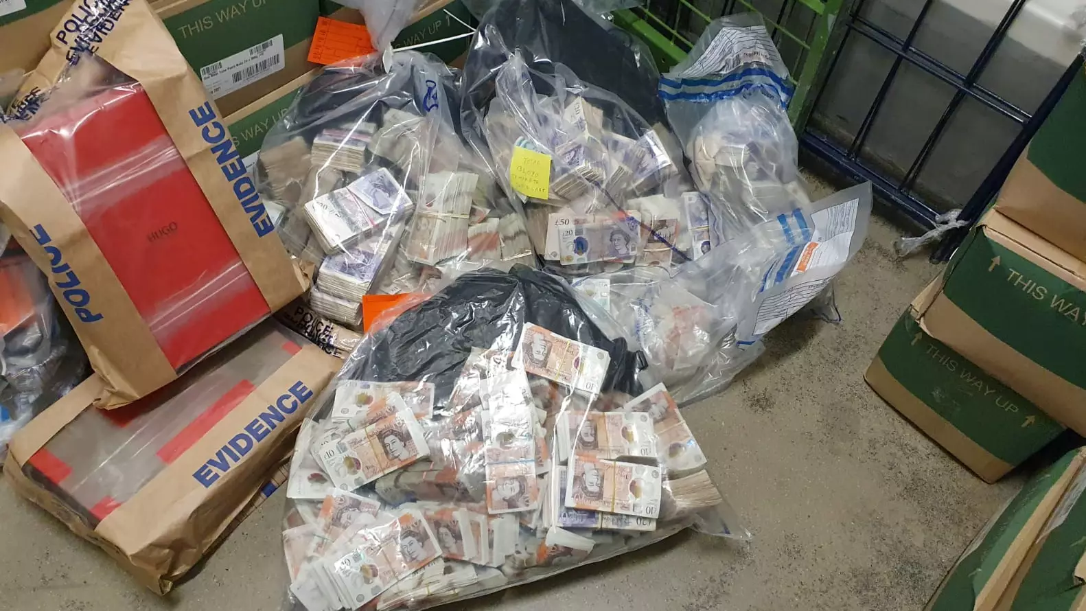 Police Find Almost £1 Million In Cash In Man's Home 