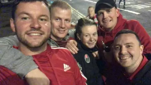 Football Fans With Spare Ticket Take Homeless Woman To Game Then Buy Her Dinner