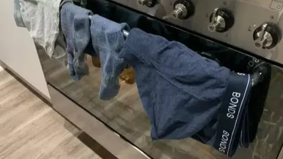 Australian Woman Shares Her Method Of Drying Underwear Quickly In Winter