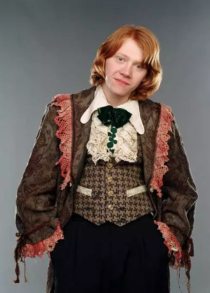 Ron's outfit will go down in Harry Potter history (