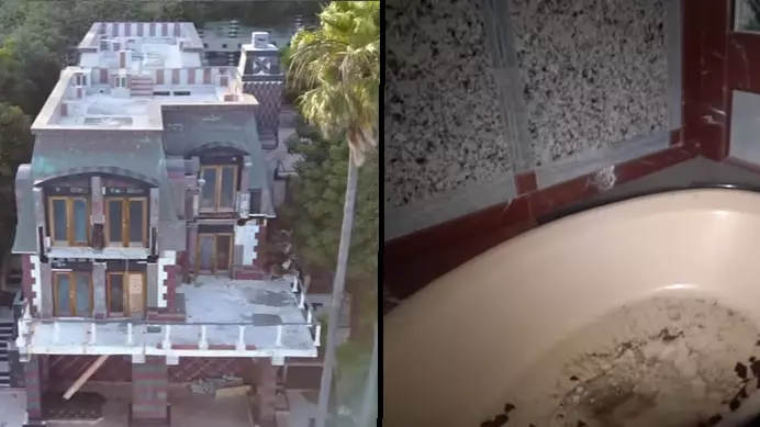 Urban Explorers Check Out A Seriously Creepy Abandoned Mansion