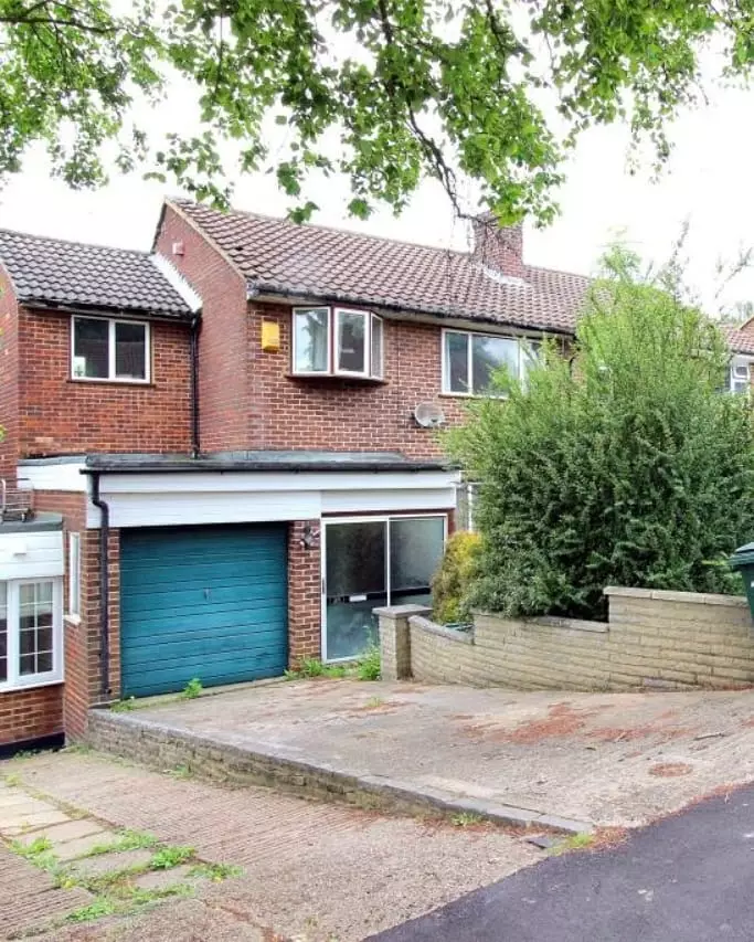 The couple purchased the run-down semi detached house in 2014 (