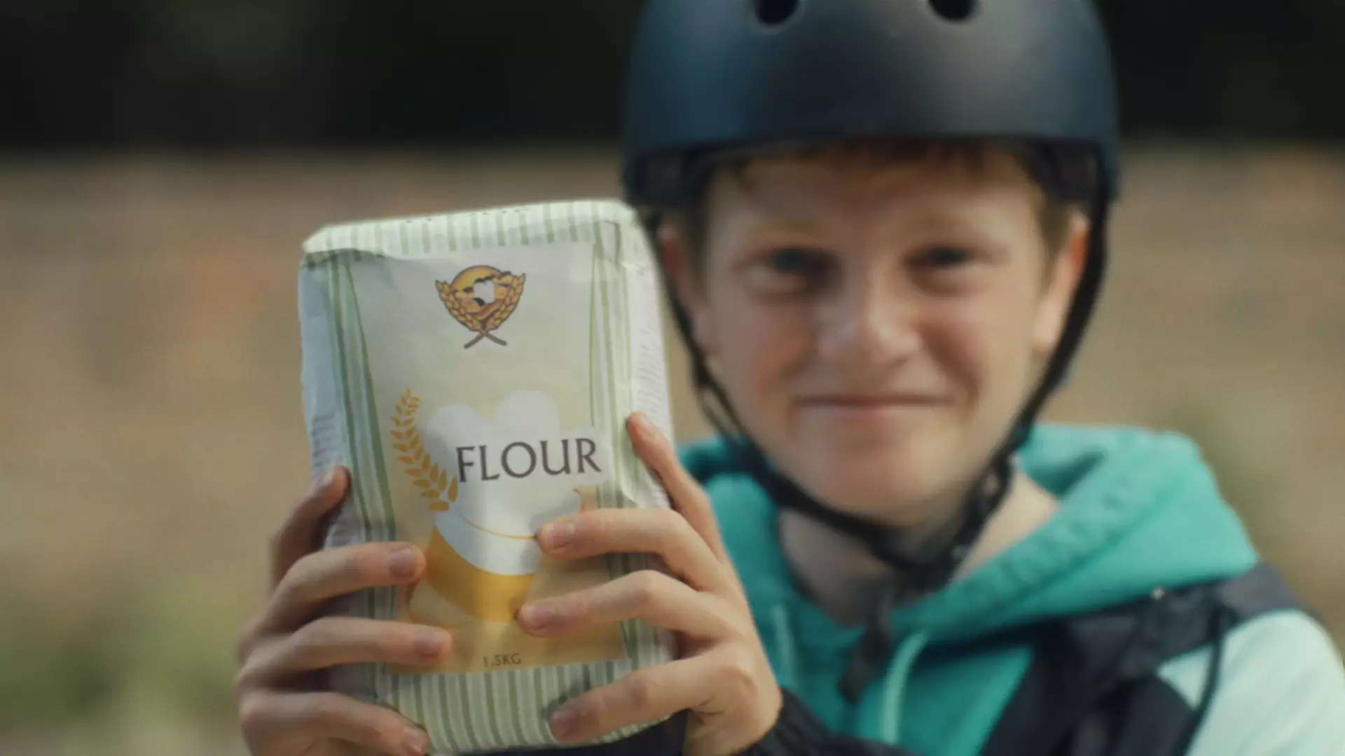 The teaser trailer light-heartedly depicts the nation's pursuit of flour (