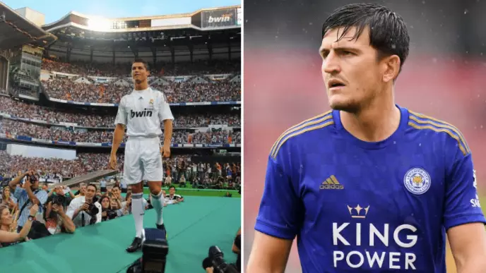 Harry Maguire's £85 Million Manchester United Move Knocks Ronaldo's Real Madrid Transfer Out Of Top Ten Deals