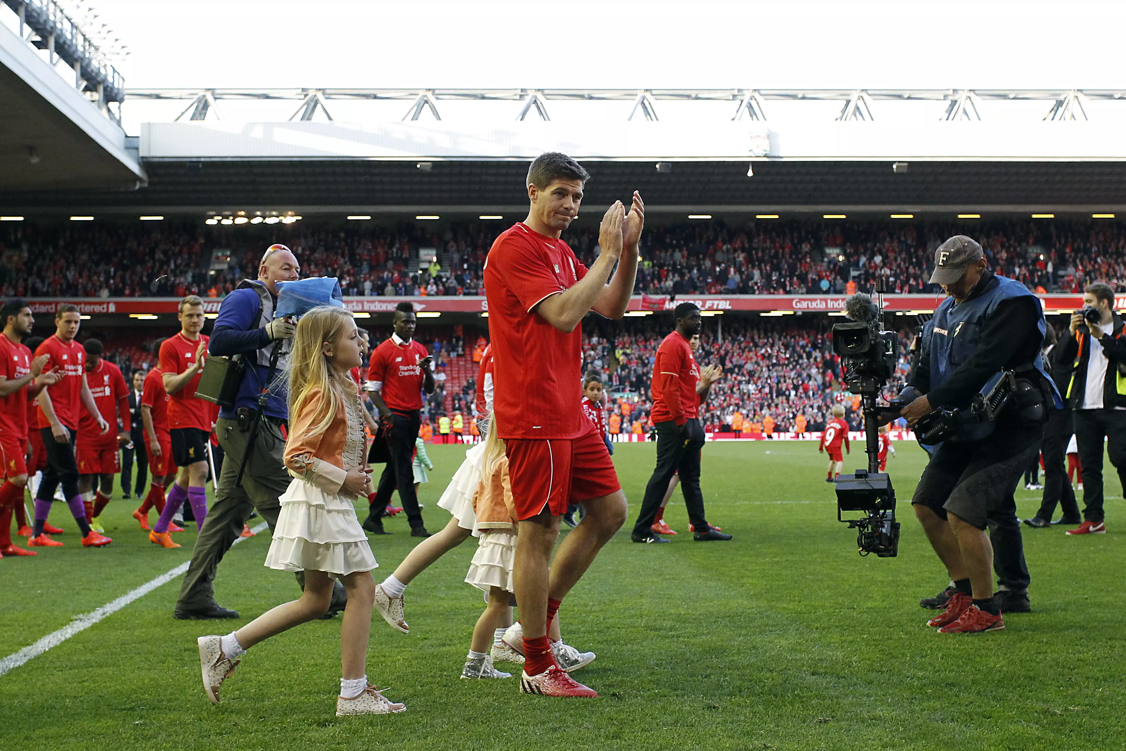 Steven Gerrard went on to make 710 appearances for Liverpool, scoring 186 goals for his boyhood club