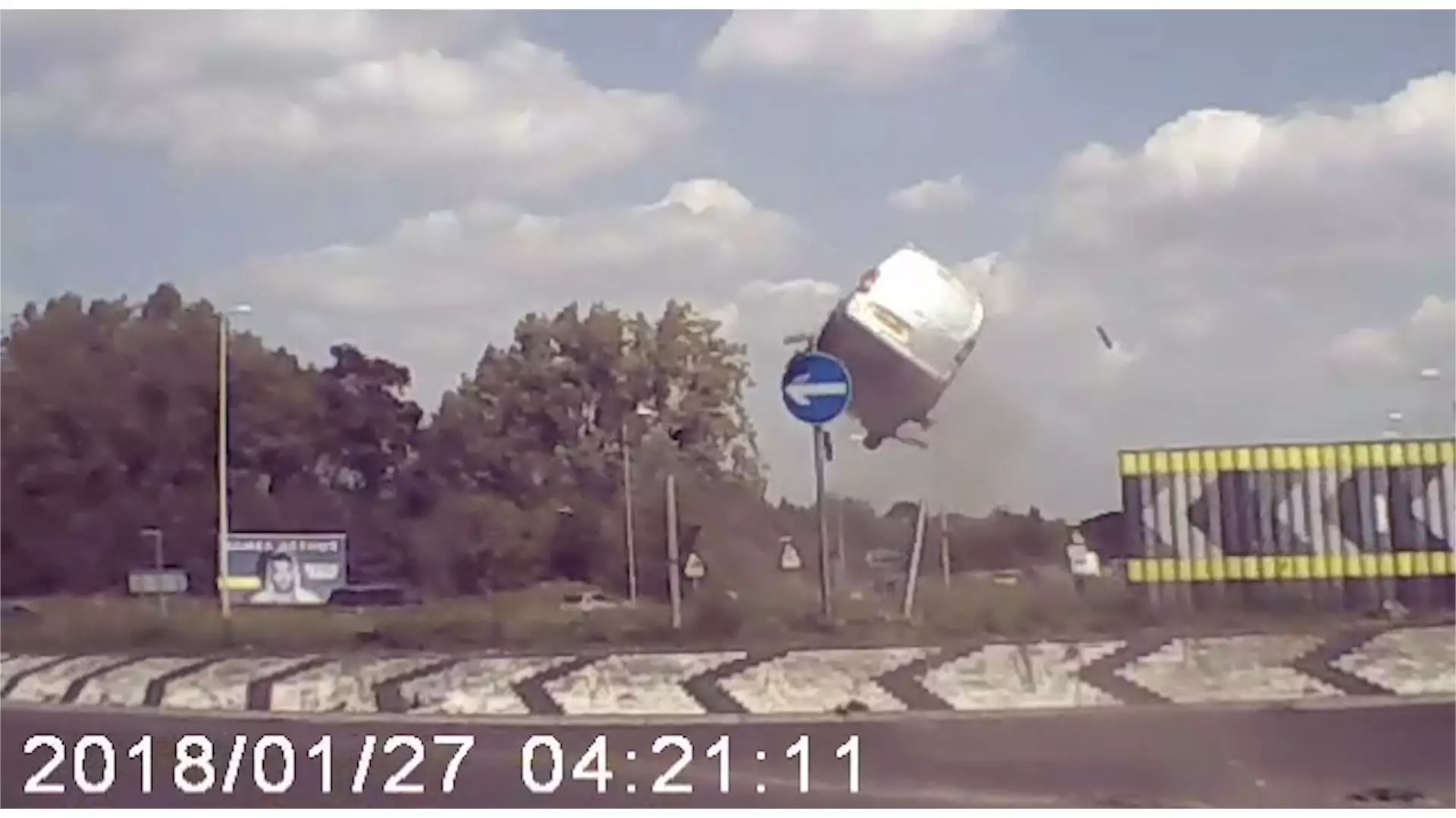 Driver Banned After 'Dukes Of Hazzard Style' Crash At Norfolk Roundabout