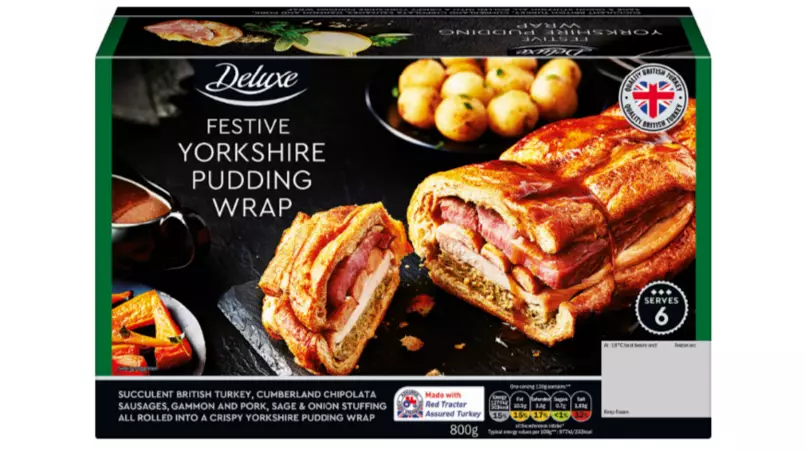 Lidl Is Selling A Festive Yorkshire Pudding Wrap For £7.99
