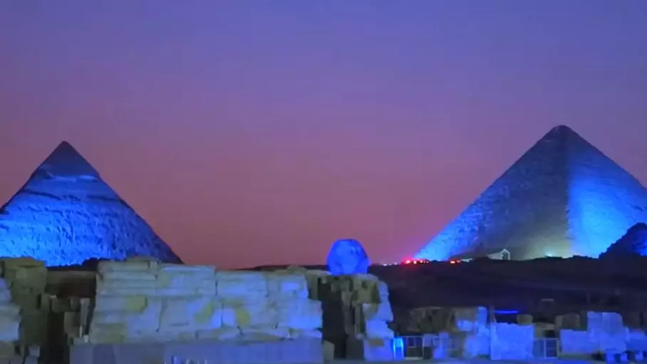 YouTuber Facing Legal Action After Claiming Pyramids Light Show Was For His Gender Reveal 