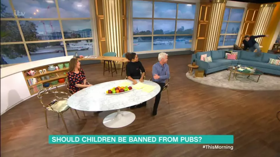 Andy appeared on This Morning to argue that children shouldn't be allowed in pubs (
