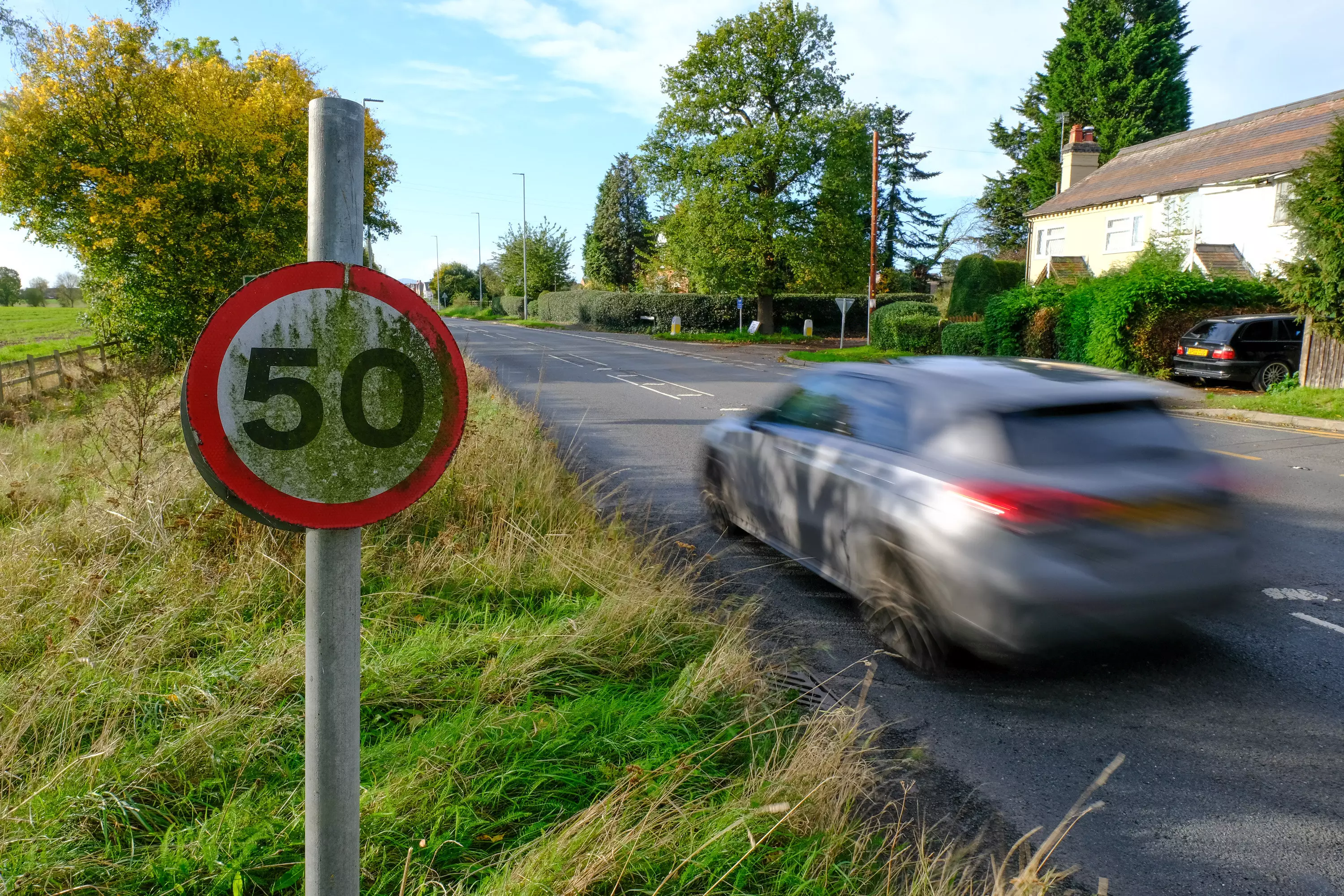 The road used to have a 50mph speed limit.