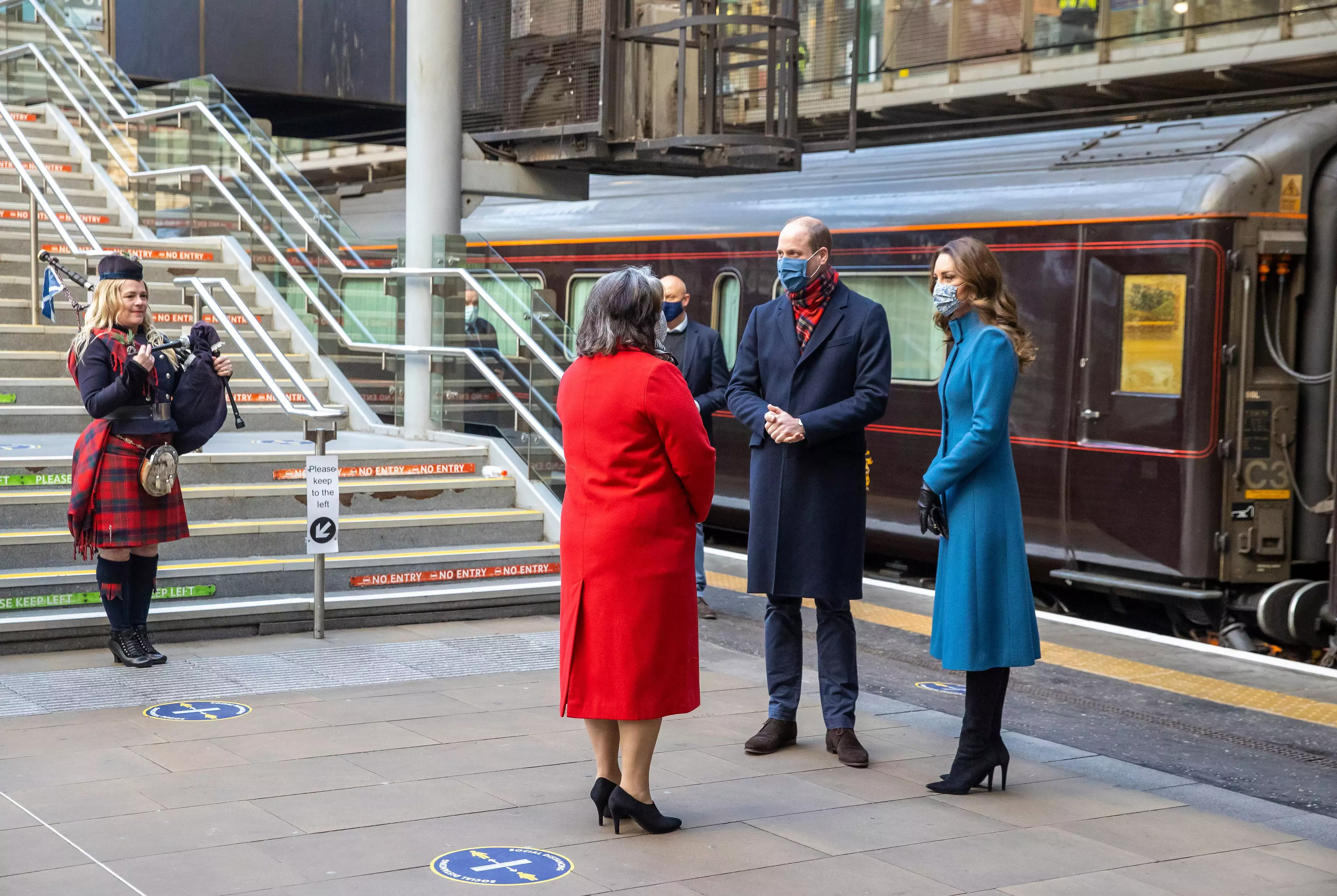 Prince William and Kate Middleton embarked upon a 1,250 mile train tour of the UK at the start of December (