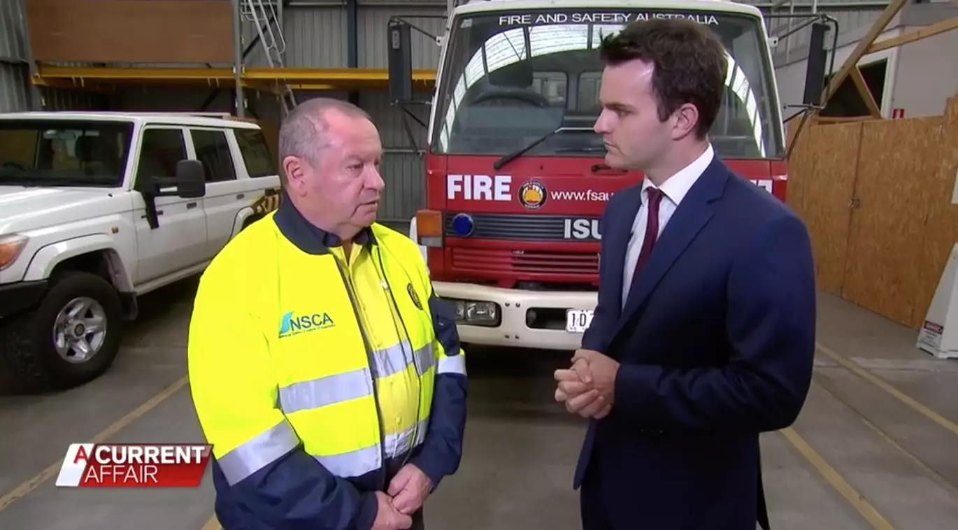 Fire and Safety Australia training supervisor John Farrer.