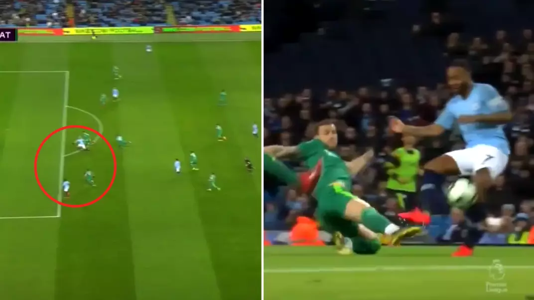 Raheem Sterling Scores For Manchester City Despite Being Offside In Controversial Moment