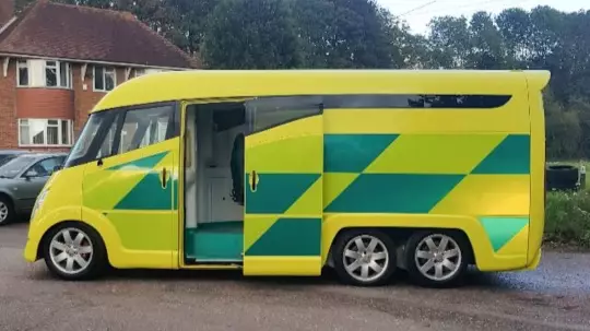 Futuristic £250k Ambulances That Can Reach 99mph Seen On UK Streets
