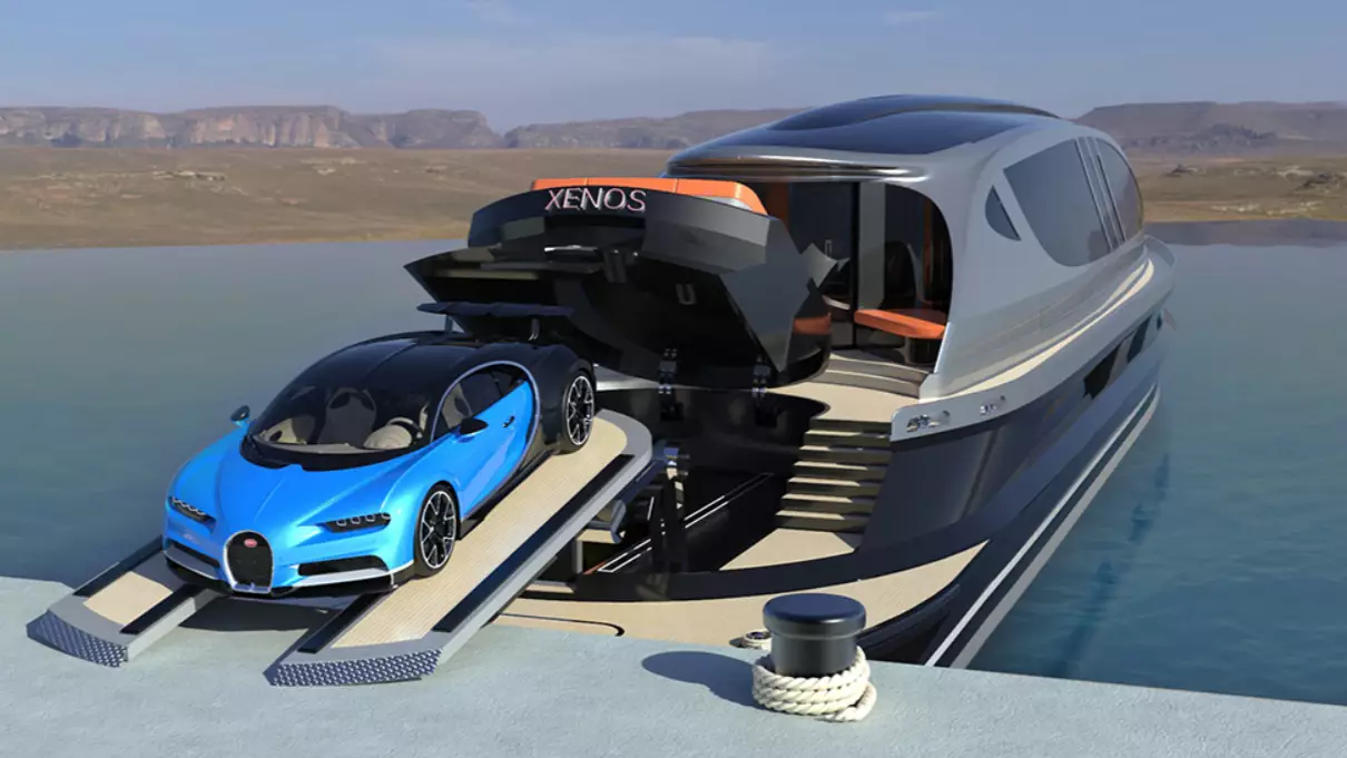 Super Yacht Concept That Costs £25M Features Free Bugatti Chiron