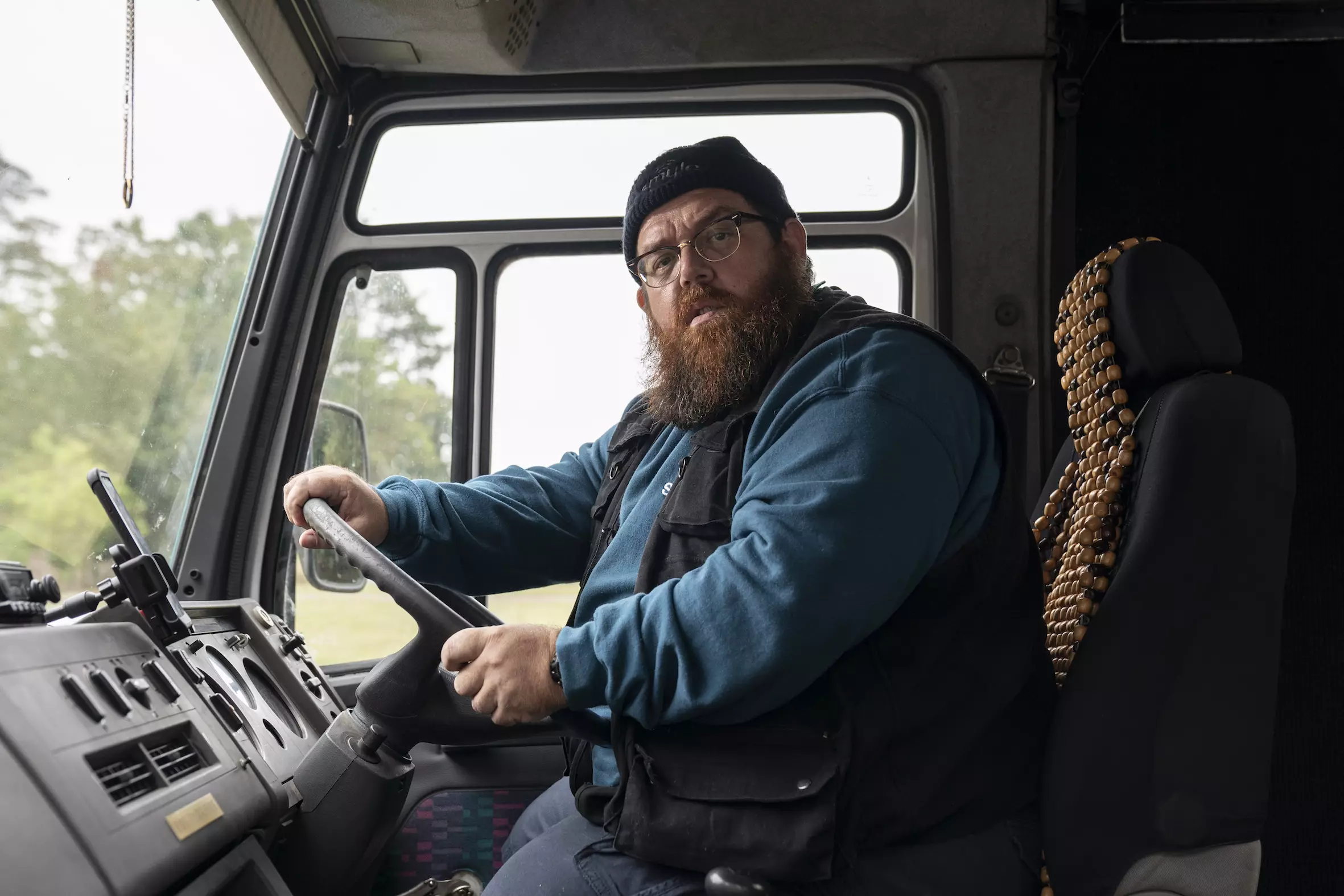Nick Frost as Gus in Truth Seekers.