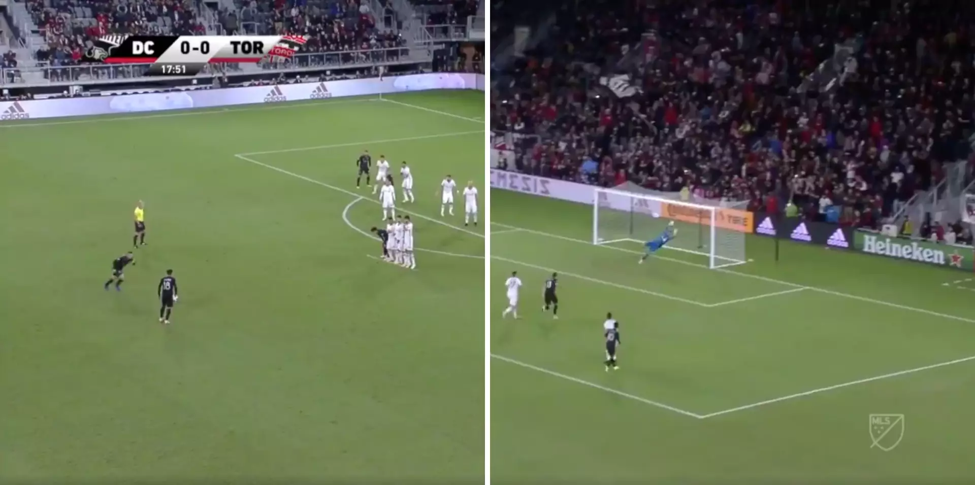 Wayne Rooney Scores An Absolute Stunning 35-Yard Free-Kick For DC United