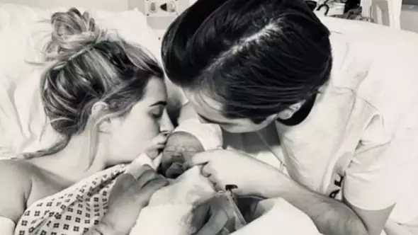 Dani Dyer's baby had his umbilical chord wrapped around him (