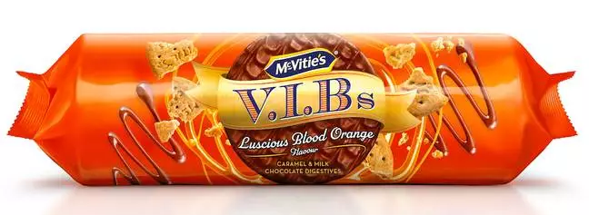 Luscious Blood Orange is part of the biscuit brand's VIB range (