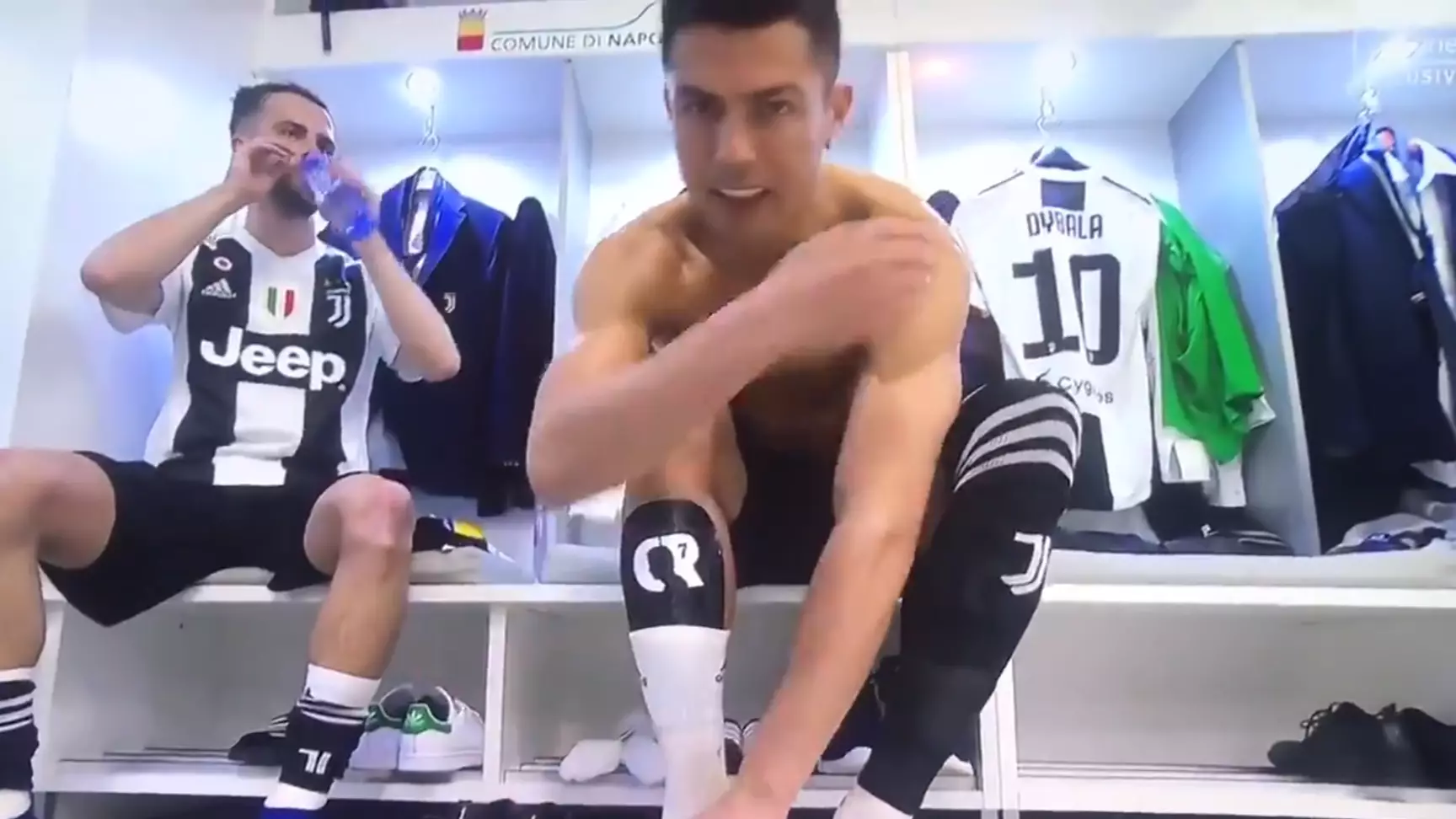 Cristiano Ronaldo Did Not Want To Be Filmed In Changing Room Prior To Napoli Win