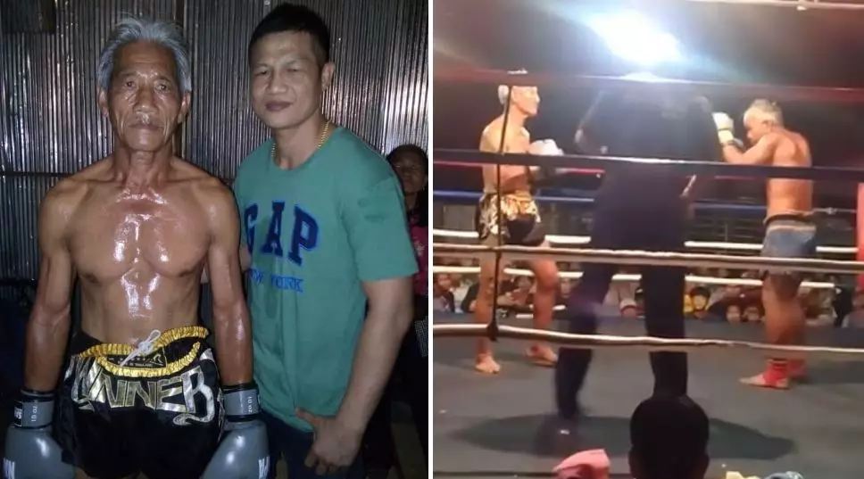 67-Year Old Muay Thai Fighter Has Had His Final Fight