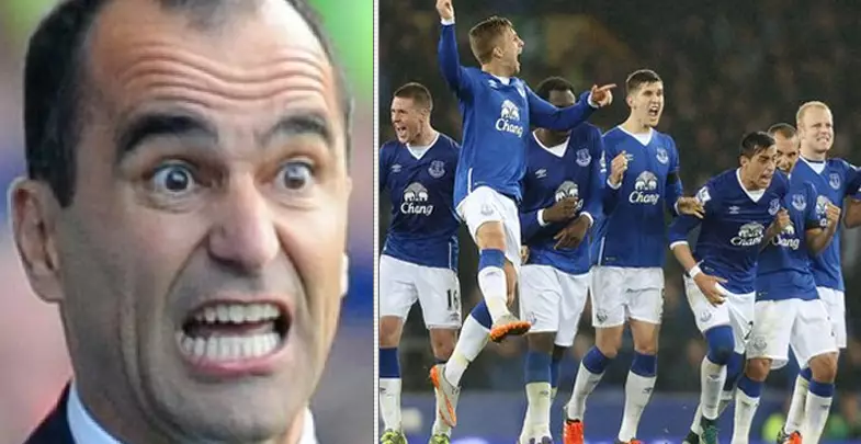 Everton Player Caught Liking Twitter Post About Roberto Martinez