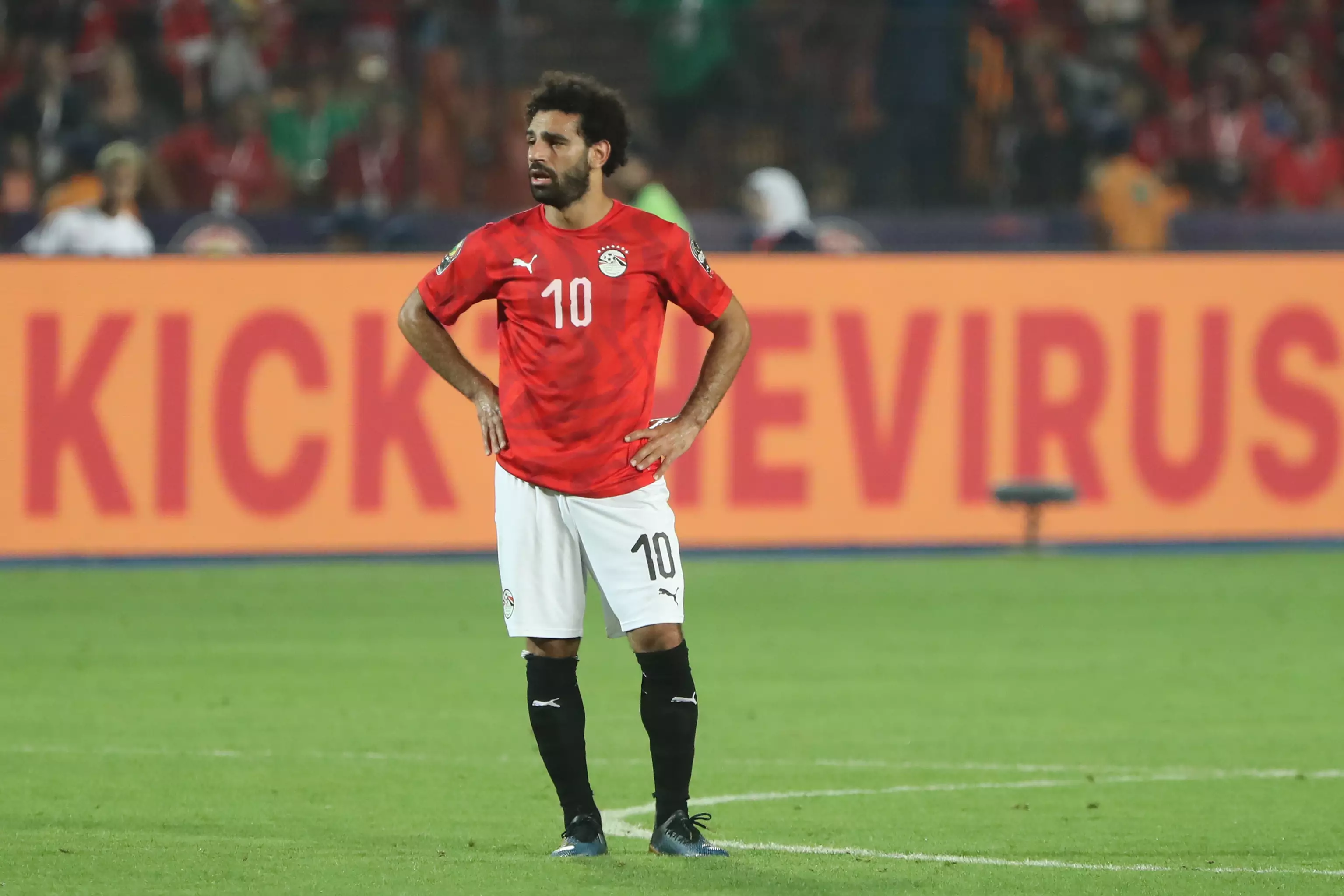 Salah playing for Egypt in 2019. Image: PA Images