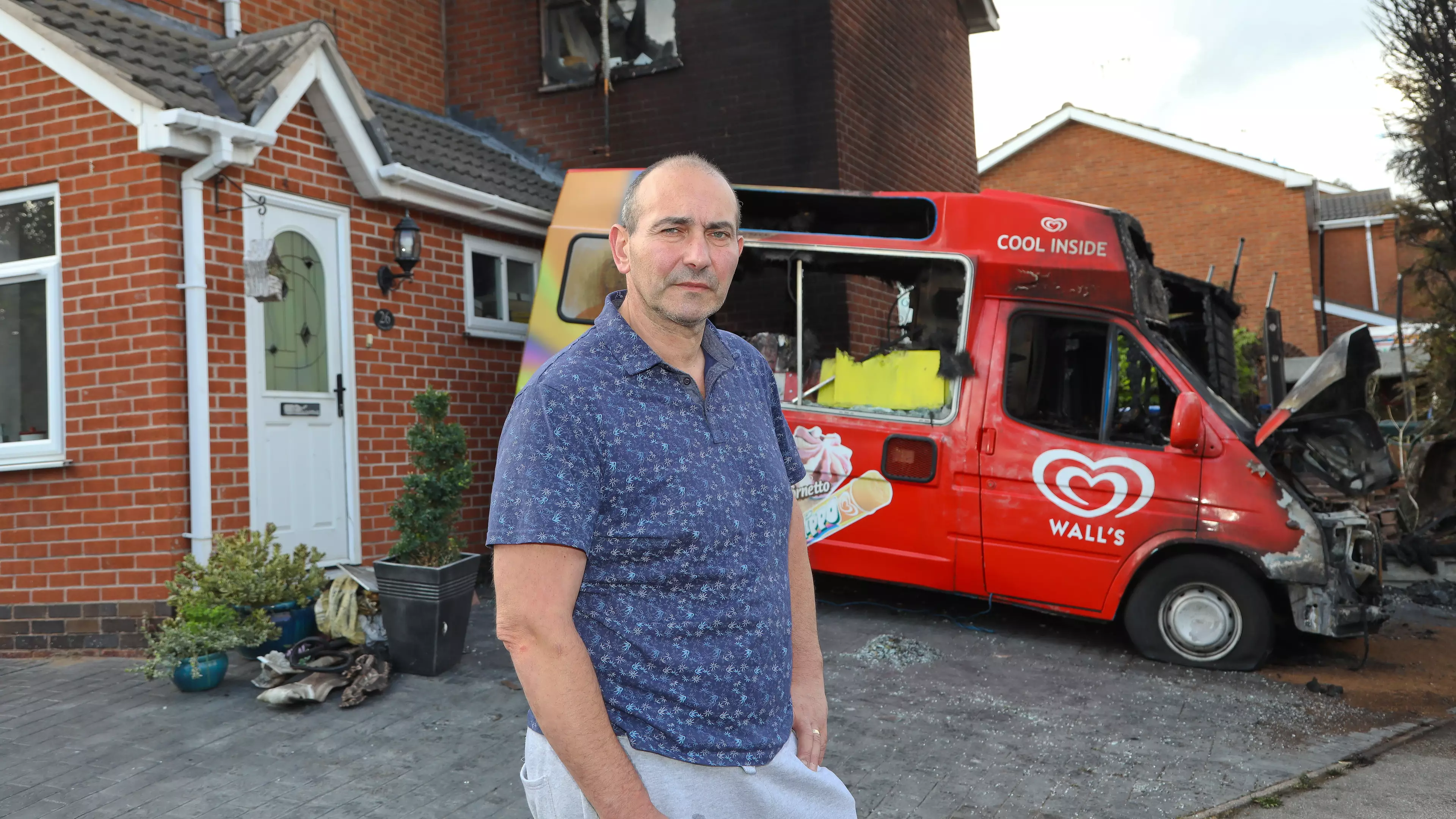 Ice Cream Seller Loses Thousands After Arsonists Torch Two Vans In Bitter Turf War