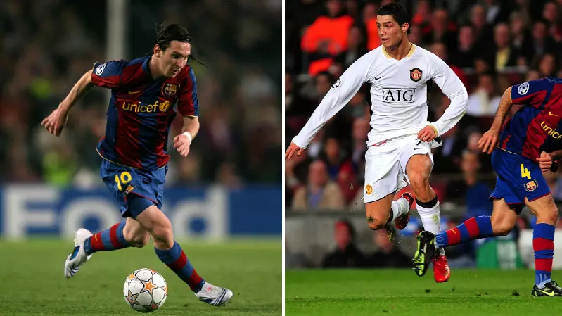 Highlights Of First Meeting Between Cristiano Ronaldo And Lionel Messi