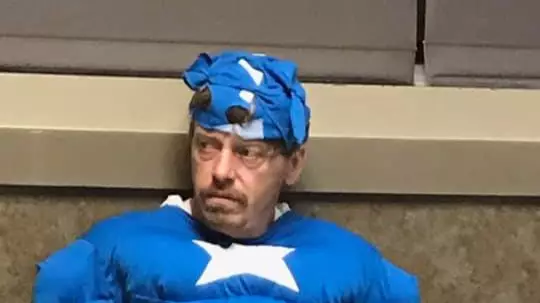 Man Dressed As Captain America Arrested After Breaking Into Shed
